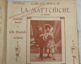 antique music book, ca. 1890
