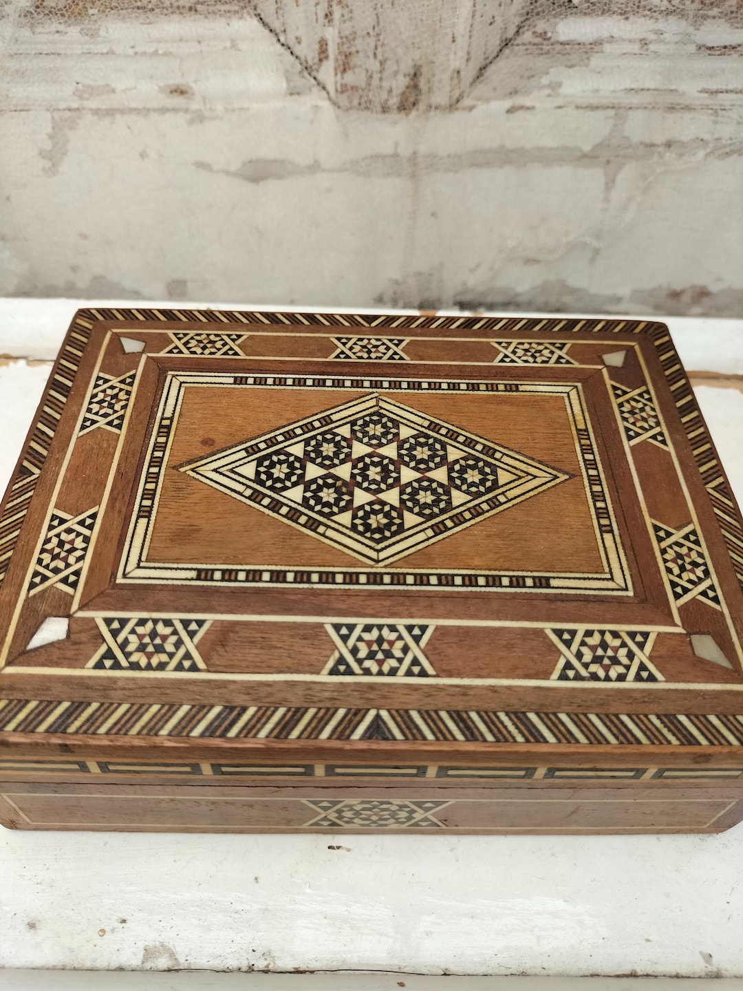 Wood Box Inlay Wooden Box With Inlays - Etsy