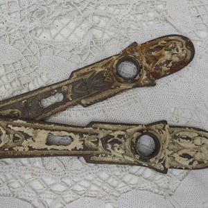 2 antique door fittings, ca. 1880