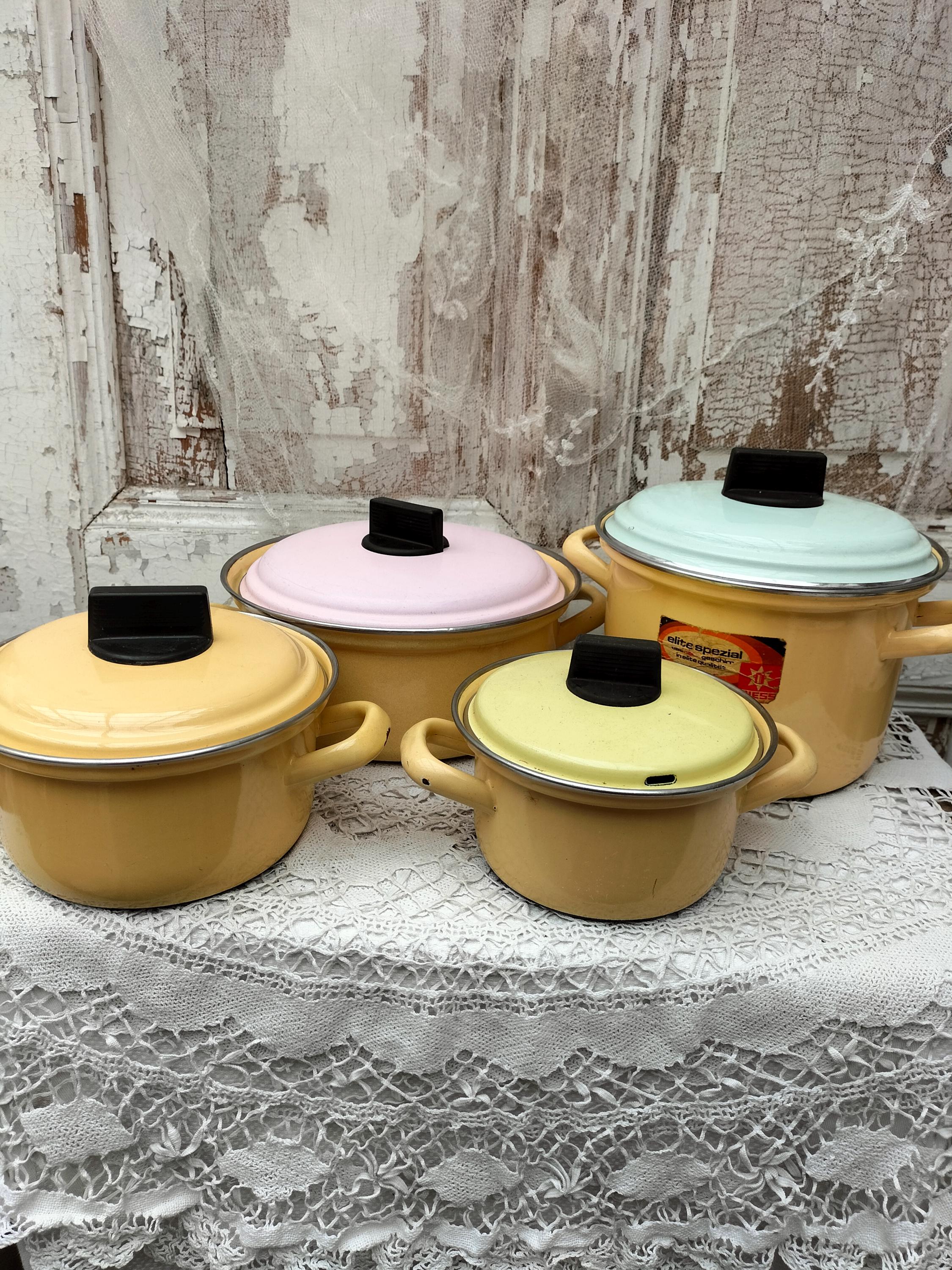Riess Enamel Pot - Etsy