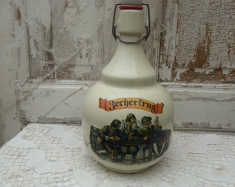 Zecherkrug, ceramic bottle