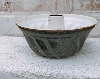 Molde para hornear esmaltado, grande, molde para pastelitos, molde para pastelitos