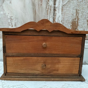 Wooden box, wooden chest of drawers