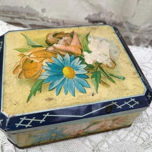 antique tin can, can