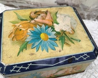 antique tin can, can