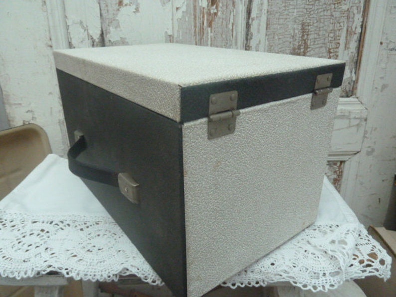 vintage Holz Box, Filmbox Bild 2