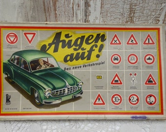 60er Jahre DDR Verkehrsspiel