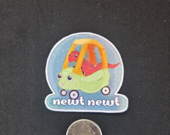 Newt Driving Sticker
