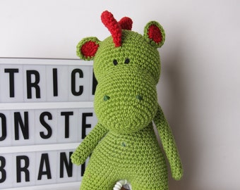 Cuddly Toy Dragon - Crochet Cuddly Toy Dragon