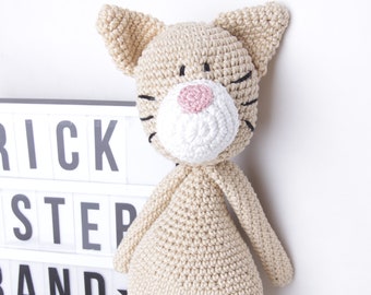 Crochet cuddly toy cat cat Lucifer