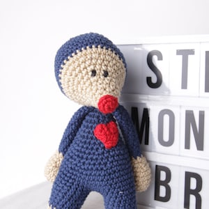 Crochet cuddly toy mole