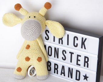 Crocheted Music Box Giraffe