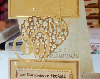 Einladung Diamantenen Hochzeit Etsy