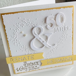 Personalized wedding card monetary gift for the special wedding anniversary, e.g. silver wedding anniversary, golden wedding anniversary, etc. etc. image 6
