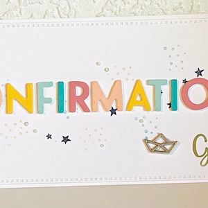 Konfirmation, Glückwunsch, Gratulationskarte, Geldgeschenk, personalisierbar