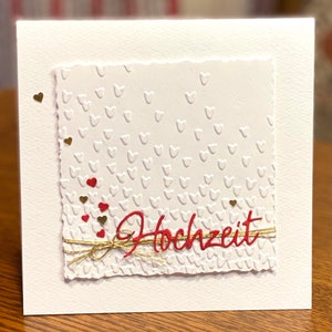 Tarjeta de boda - ROJO - Ceremonia de boda elegante y personalizable