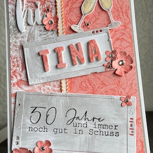 Tarjeta de cumpleaños "XX años y seguimos fuertes" personalizable unisex para mujer y hombre