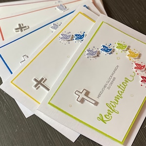 Gratulationskarte zur Konfirmation