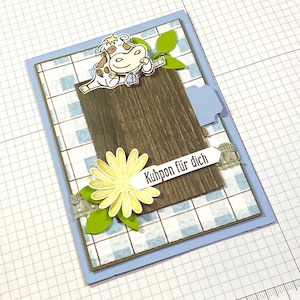 Gift card, cash gift, congratulations, birthday, thank you card, cow card, just because