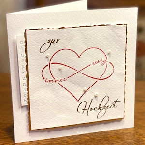 Carte de mariage toujours et pour toujours cérémonie de mariage cadeau de mariage en espèces