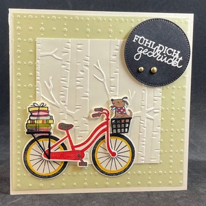 Bicycle card &quot;FEEL HUG&quot;