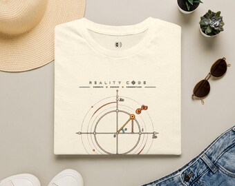 Euler's identity | Reality Code schematic diagram T-Shirt | geometric science graphic
