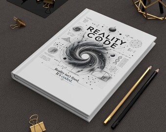 Spiral Galaxy Hardcover Journal | Coding gifts | Minimalist Astronomy Notebook, Tech Gift (Matte Lined)