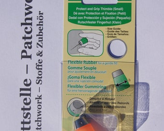 Fingerhut "Small" von CLOVER - Nr.6025 - Durchmesser 14,5mm - Protect & Grip - Thimble Rutschfester Fingerhut - Small - Neu OVP