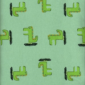 Jersey, Drachen, hellblau, Drachen gestreift, Jerseystoff mit Motiv, Kindermotiv Drachen.