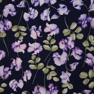 Patchworkstoff von P + B - Blumenblüten - Größe 50cm x 110cm