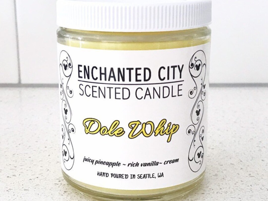 Dole Whip Candle Disney Parks Scents 100 Natural Wax Etsy