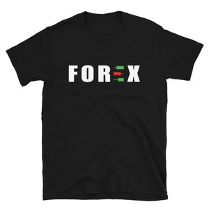 Forex Candlestick E, Forex Trader, Trader Shirt, Forex, Devisenmarkt, Handel, Stock Trader Shirt, Kurzarm Unisex T-Shirt