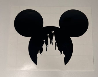 Disney vinyl decal - Mickey Mouse Castle