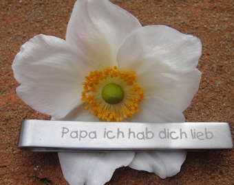 Krawattennadel, für den besten Papa der Welt! personalisierte Geschenke für den Vater