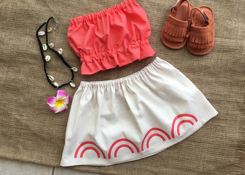 Toys Games Kids Costumes Same Day Ship Ready To Ship Moana Baby Costume Moana Baby Party Moana Toddler Moana Outfit Moana Necklace Moana Flower
