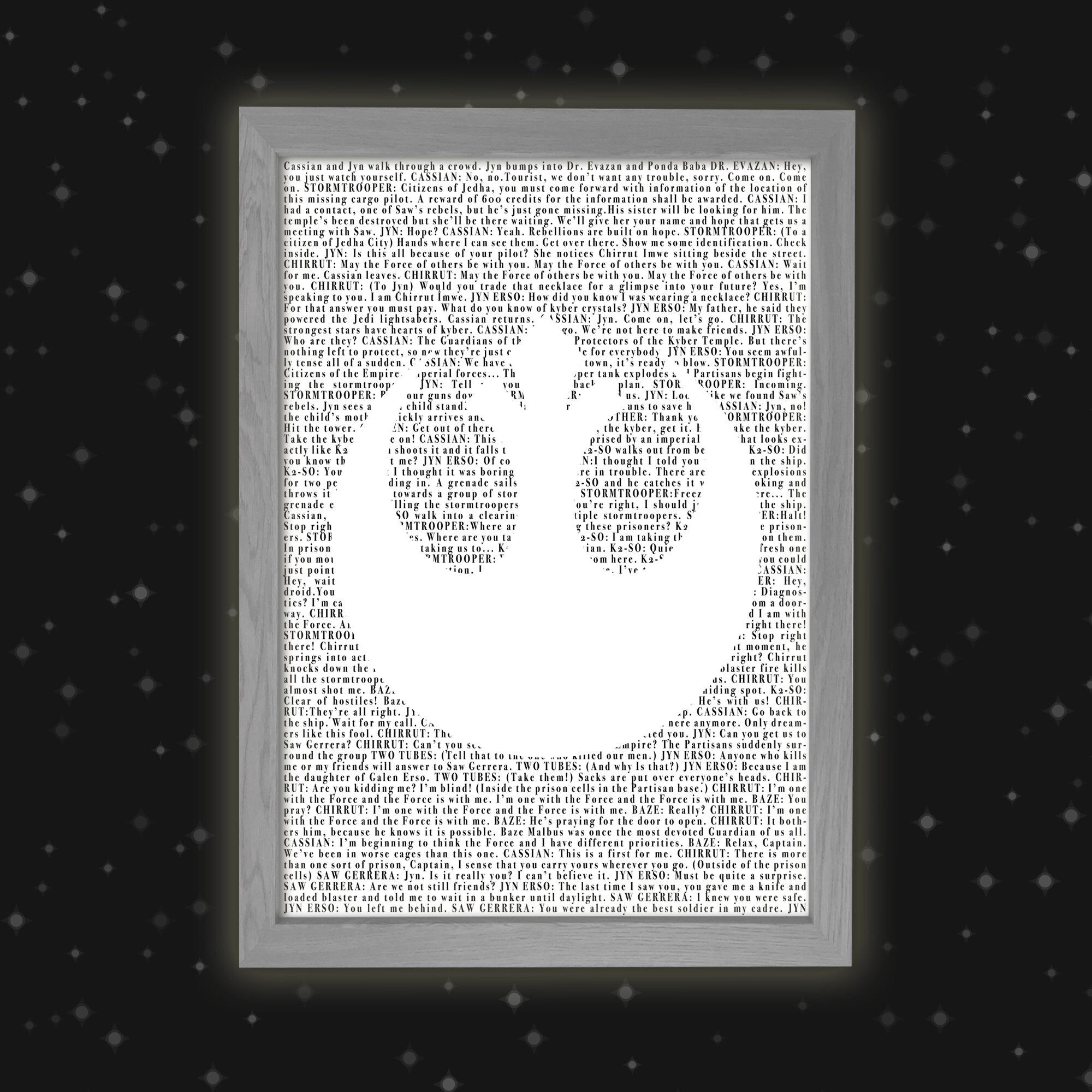 Rogue Script Print Digital Prints Art & Collectibles Digital Download Printable Rogue One ...