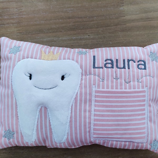 Zahnfee Kissen, personalisiert