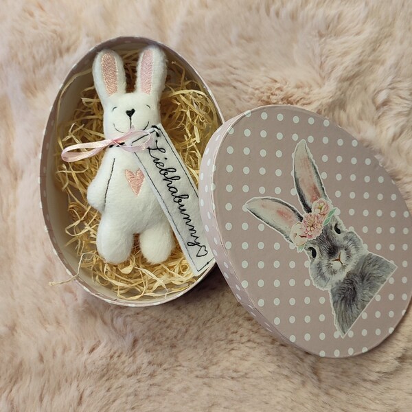 Liebhabunny,  Hase in der Geschenkschachtel