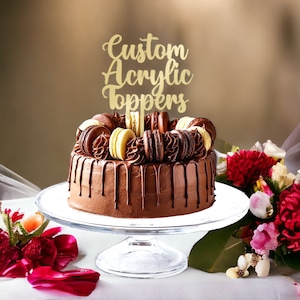Personalised Cake Topper, Custom Cake Topper