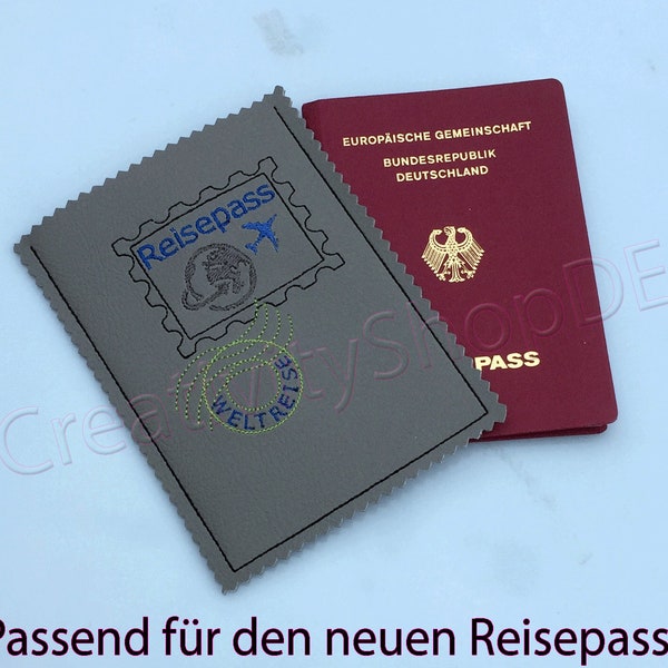 Reisepasshülle " Weltreise "