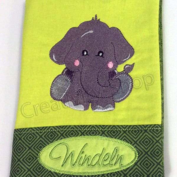 Kleine Windeltasche " Elefant "