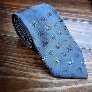 Stylish Beholder Necktie - Subtle DnD Tie - D&D Dungeon Master's Gift - Nerdy Tie