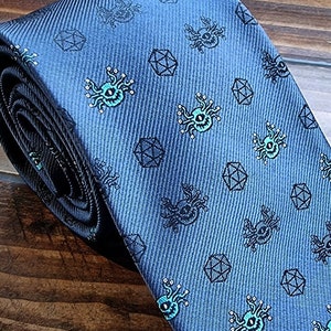 Beholder Necktie: Subtle D&D Dungeon Master Gift