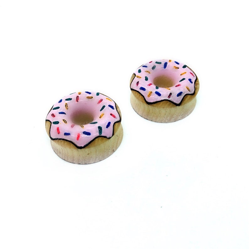 Plugs Donuts plugs plugs ear plug wooden plugs