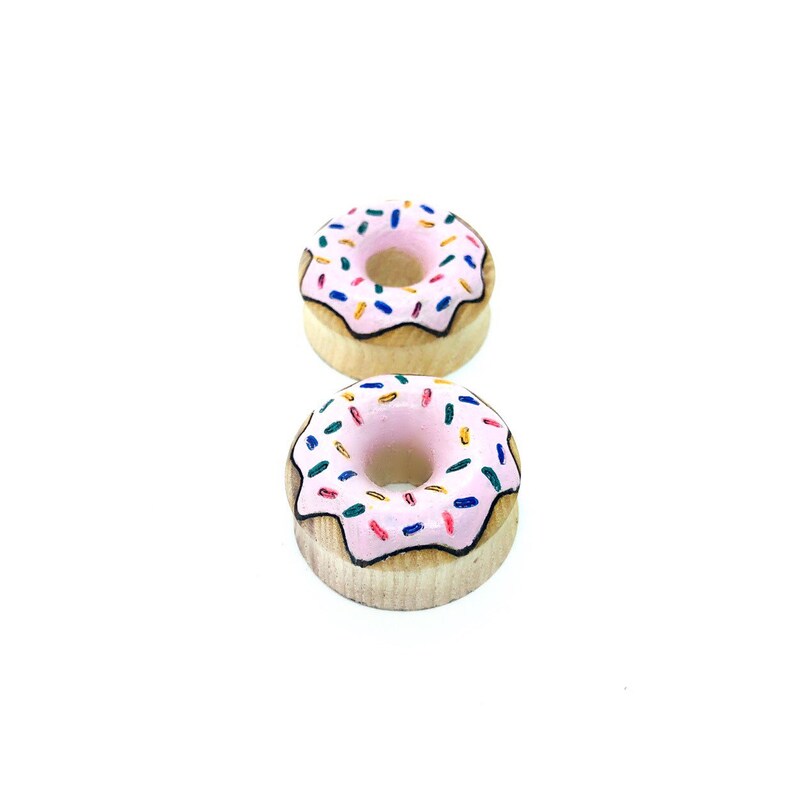 Plugs Donuts plugs plugs ear plug wooden plugs