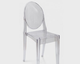 Queen Victoria Ghost Chair - Clear