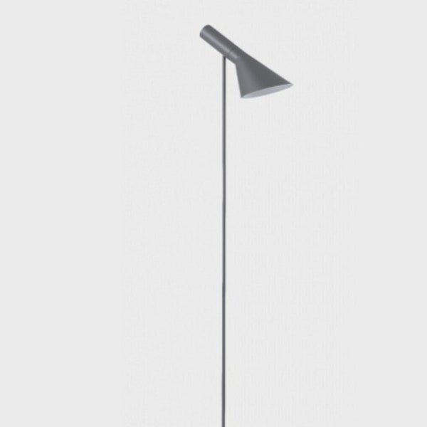 Mid Century Design Floor Lamp - Mid Grey