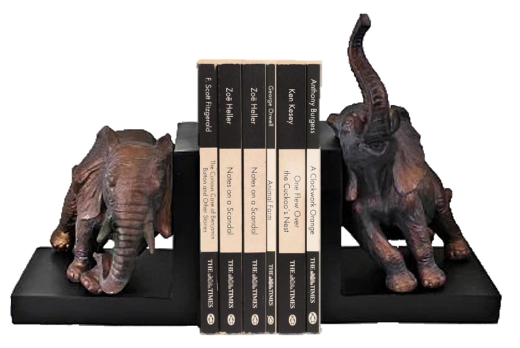 Paar Bronze Elephant Bookends Etsy