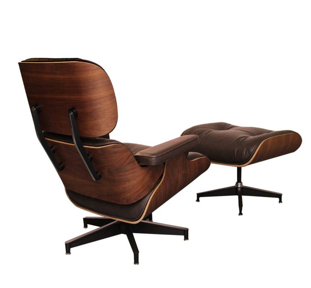 Mid Century Design Lounge Chair in Italian Leather Etsy UK