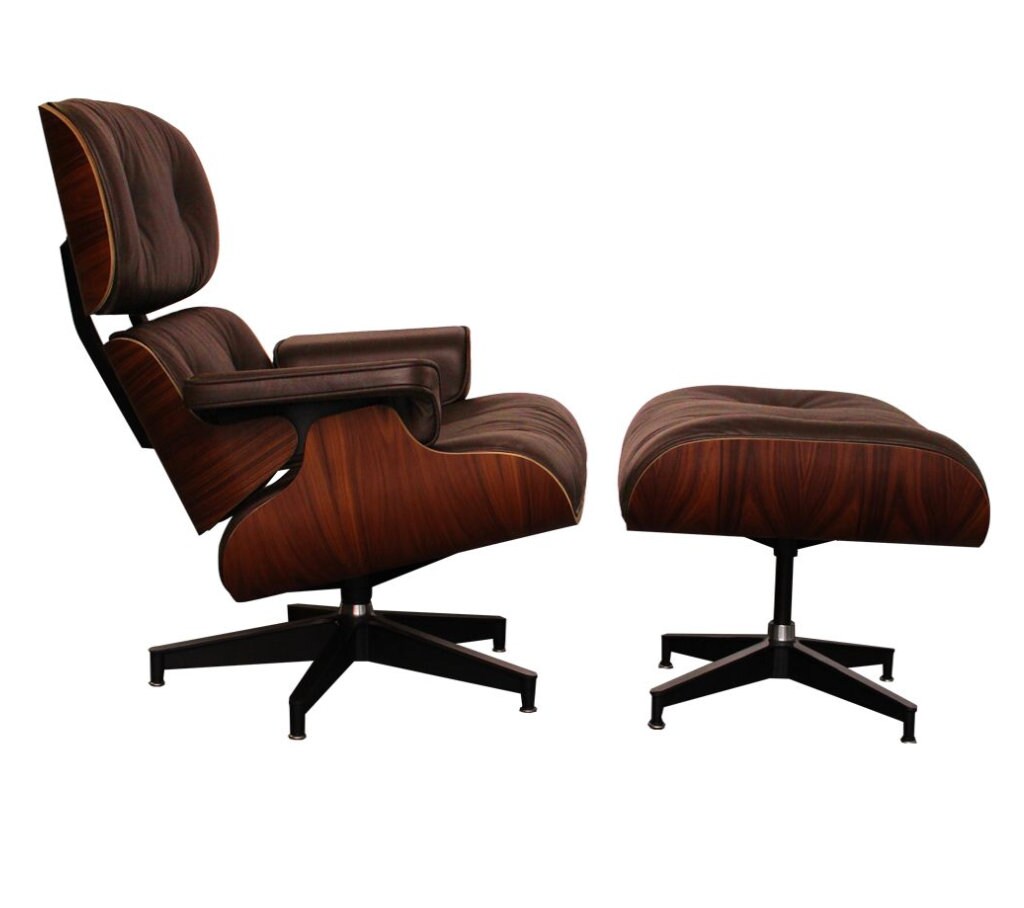 Mid Century Design Lounge Chair in Italian Leather Etsy UK